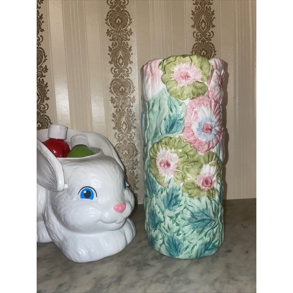1955 Karen Sue Staver Flower Vase Vintage Beautiful‎ Colors